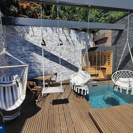 Piscine Chauffee Et Spa Jacuzzi Privatif Terrasse Sans Vis A Vis ,,,Sky House Agen,,, Eksteriør bilde