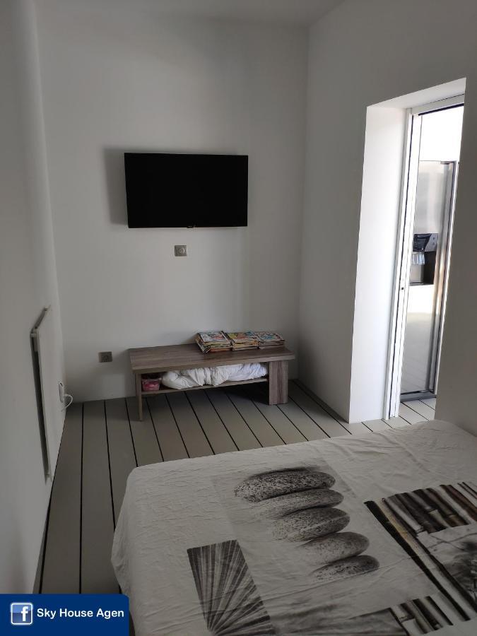 Piscine Chauffee Et Spa Jacuzzi Privatif Terrasse Sans Vis A Vis ,,,Sky House Agen,,, Eksteriør bilde